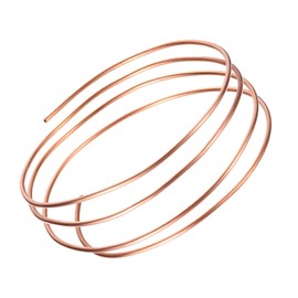 PATIKIL 1/24" ID 1/12" OD 0.02" Thick Copper Pipe, 3.28 Ft Coolant Line Coil Seamless Round Tube for HVAC Industry Jewelry Crafts