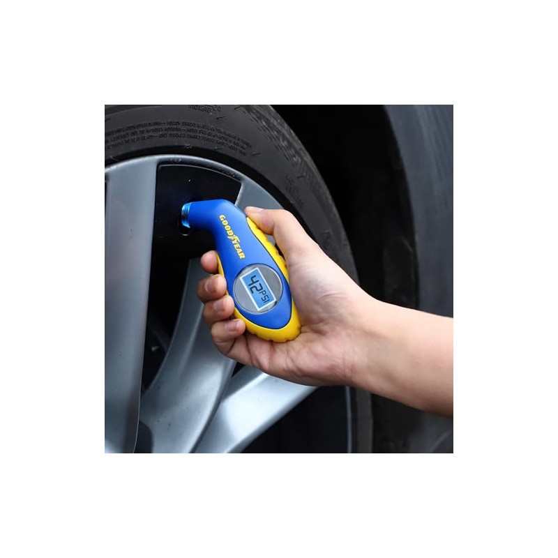 Goodyear Digital Tyre Pressure Gauge with LCD Display | Precise