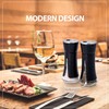 Black Salt and Pepper Shakers by Aelga,Black Kitchen Accessories, Black