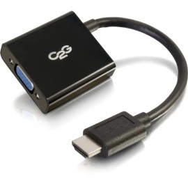 UD_C2G 8in HDMI to VGA Adapter Converter Dongle - Black