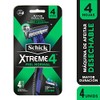 Schick Xtreme4 Rastrillos Desechables para Hombre Piel Normal 4pz