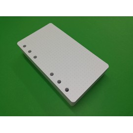 Refills 200 Sheets White Paper 120gsm - 95 x 171mm - Bullet Journal Dots - For 6 Ring Diary A6 Personal Compact Slim Dots