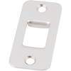 Stone Harbor Hardware Round Pocket Door Lock, Strike Plate, 1-1/4"