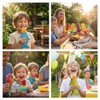 8-Pack Silicone Popsicl-e Holders & Ice P-op Sleeves