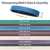 47 Pcs 3/4" x 12" Replacement Sharpening Belt Kit, Knife