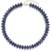 JNF Chunky Beaded Necklace for Women Colorful Large Resin Beads Choker Necklaces Big Bead Boho Statement Neck Summer Prom Jewelry (bead necklace navy blue)