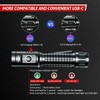 axefury Flashlight, Rechargeable Magnetic LED Flashlight High Powered 1300 Lumens,Tactical