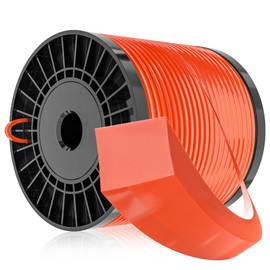 Forever Speed Line Grass Trimmer Lines Lawn Mower Line Replacement Line Grass Trimmer Nylon Thread Brush Cutter Line Square Diameter 2.4 mm x 100 m Red