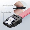 BolAAzuL SATA Cable III Right Angle to Straight 2-Pack, Short