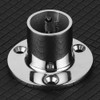 316 Stainless Steel Round Stanchion Base 90 Degree Marine Boat