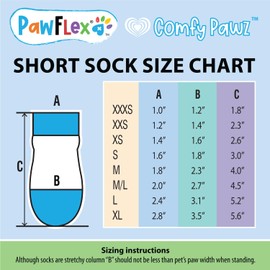Medical Therapeutic Double Sided Non-Slip Cotton Dog Socks | PawFlex Comfy Pawz Silicone grip on Inner Cuff No Twisting or Sliding Off | Senior & Disabled dog Traction Control |Pet Paw Protection