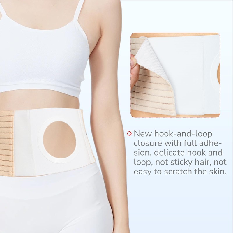 DERAYMI Ostomy Belts, Elasticity Ostomy Hernia Belt, Post Colostomy Abdominal