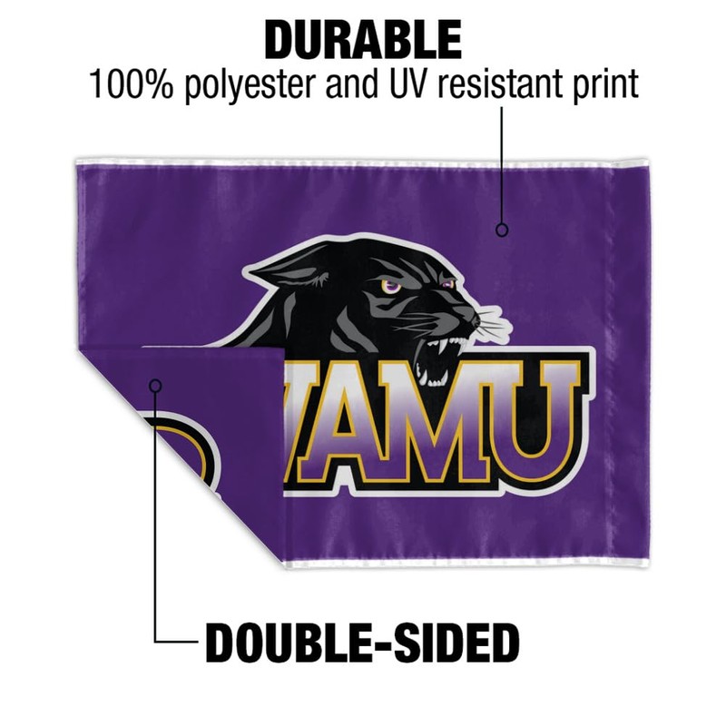 Prairie View A&M Primary Logo Car Truck Flag with Window