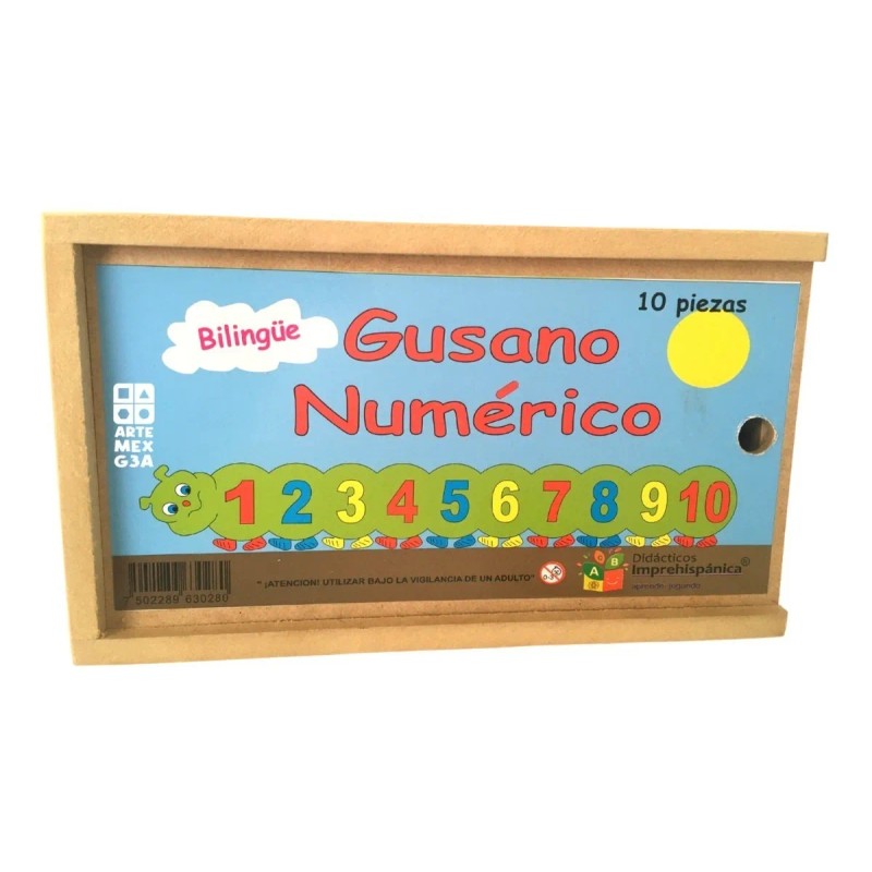 Kit D Cocodrilo-gusano Numérico Bilingue Y Víbora Alfabética