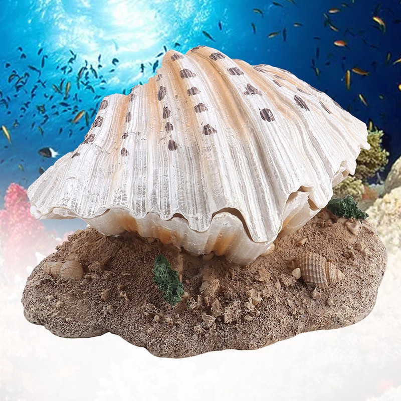 Aquarium Decoration Coral Reef Aerating Action Ornament Fish Tank Shell