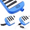 keepdrum Melodica 32 Keys with Case Blue