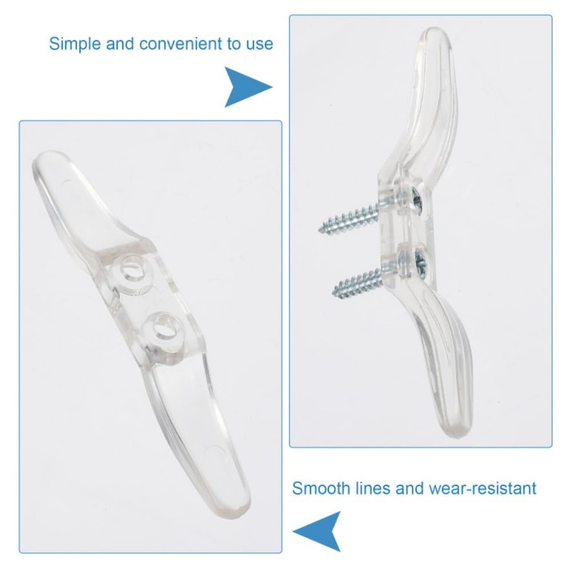 YYwenting 12 Pcs Clear Cord Cleat Blind Cord Holder Blind