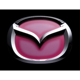 VALENTI MZ-602P Ornament Plate, Mazda Emblem Plate Size: 1.9 inches (48.5 mm), Flare Pink