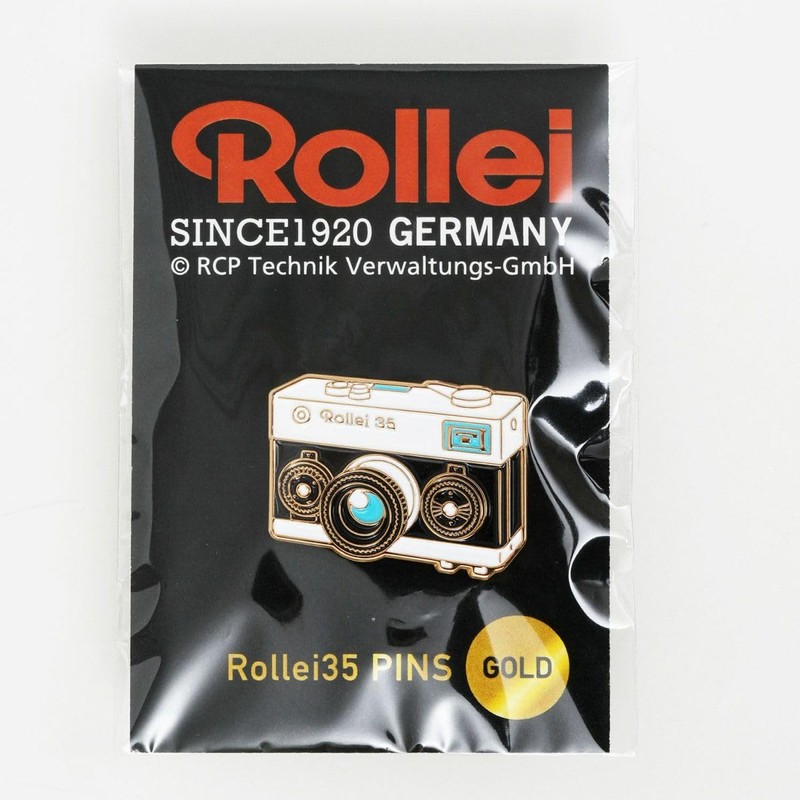 ROLLEI RL-032-GD 35 Camera Pin Badge Camera Motif One Point