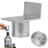 alca L-shaped Metal Adapter Bracket Fits Hydraulic Bottle Jack Open