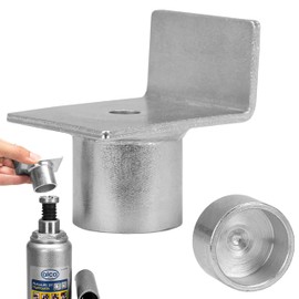 alca L-shaped Metal Adapter Bracket Fits Hydraulic Bottle Jack Open End Lifting Support Caravan Camping 430800