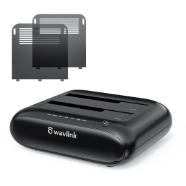 Wavlink Dual Bay External Hard Drive Docking Station supports UASP SATA 5Gbps