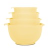 BoxedHome Mixing Bowl Set Yellow Mixing Bowl Set Plastic Salad