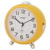 Casio TQ-149-9JF Alarm Clock, Desk Clock, Yellow, Analog, Small, Snooze,