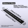 Rectangular Ventilation Grille, 2Pack 350mm*50mm Air Vent Grille, Aluminum Alloy