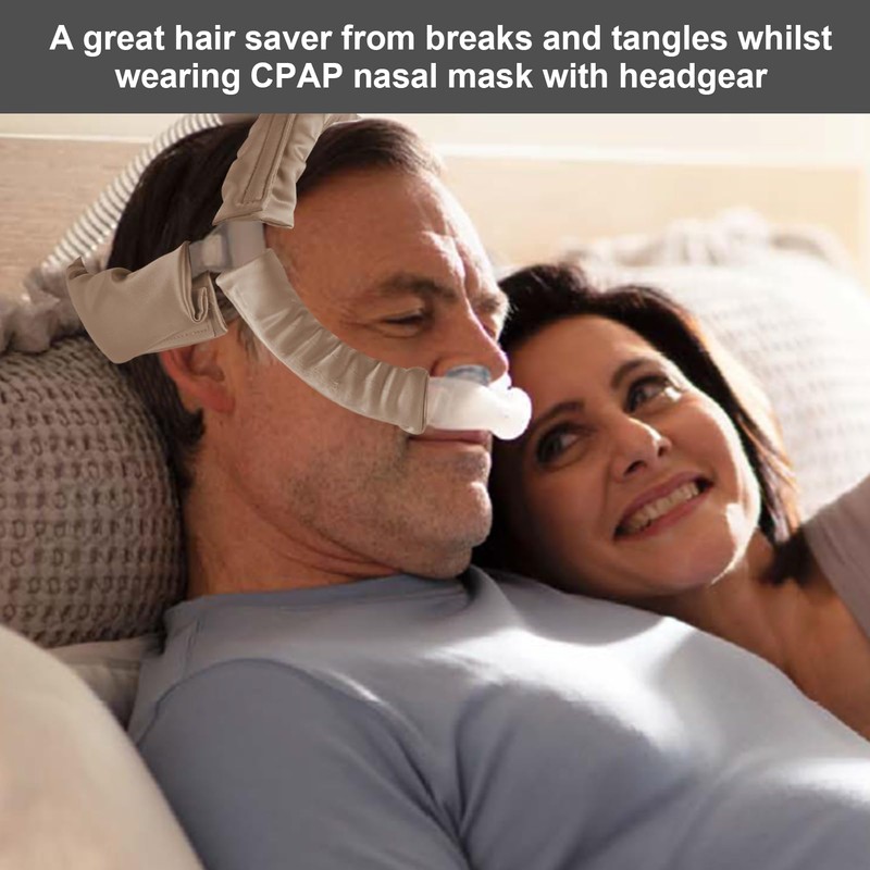 4 Pack Satin CPAP Strap Covers Soft, CPAP Hair Protector