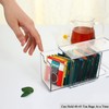 DAZZLIFE 3 Pack Tea Bag Drawers Organizer Clear Acrylic Tea