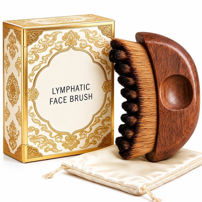 V-Face Brush for Facial Lifting Cleansing & Massage – Natural