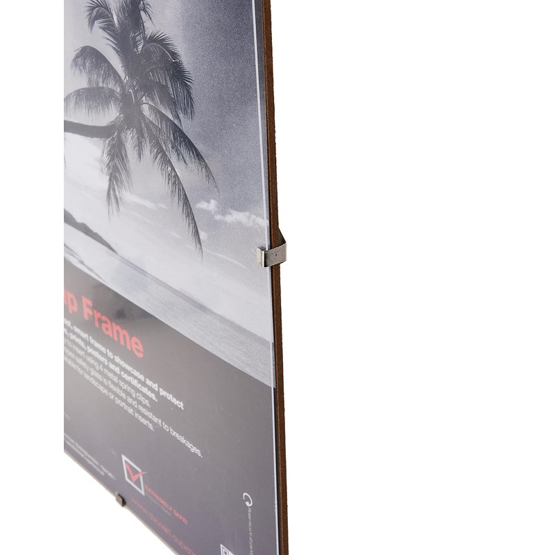 Stewart Superior A4 Back Loading Clip Frame with Plexi Safety