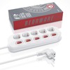 CSL Power Strip 5-Way Switchable with On/Off Switch for Each