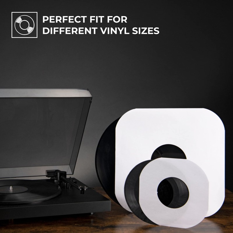 Big Fudge 25x Vinyl Record Inner Sleeves - Round Corners