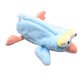 XIANFANG Blue Robin Plush Cosmetic Bag Cute Animal Design for Women and Animal LoversVersatile Organizer for Makeup and Travel, Multicolor, Simple