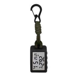 Thermometer, Hygrometer, Clock Display, Portable, Heatstroke Prevention, Heat Stroke, Flu, Alarm Function, Temperature, Humidity, Thermometer, Hygrometer, Digital, Small, Alert, Baby, Work Site