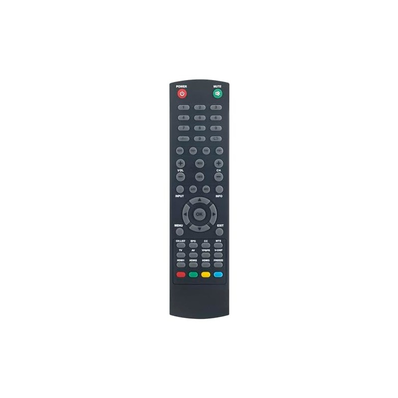 RCPLDED002 Replace Remote Control Compatible with PROSCAN LED TV PLDED5035A-E-UHD