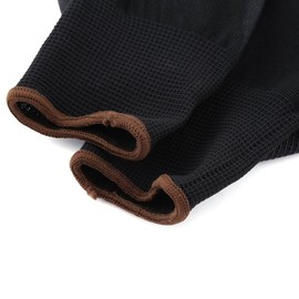 Trabajo de Recubrimiento de Palma de Seguridad Tela de Nylon y Material de PU, de Trabajo de Nylon de Seguridad S/M/L Tamaño Opcional (12 Pares)(9L)