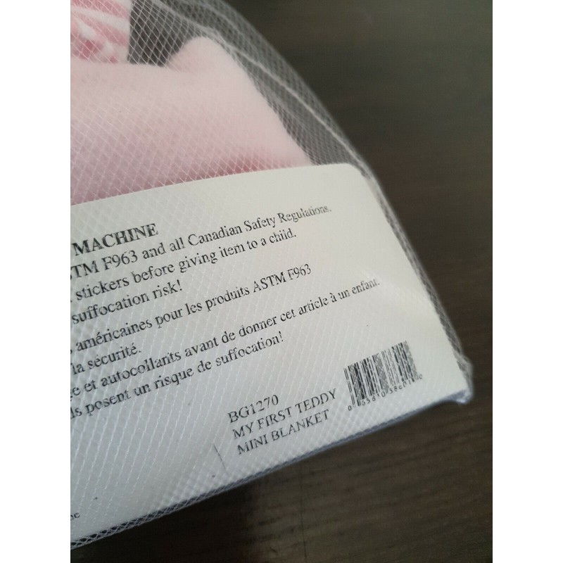 Baby Ganz Ganz Baby NWT Pink Bear SleepHat Lovey Security