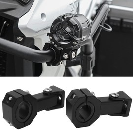 Motorcycle Headlight Holder 2 Pack Headlight Mounting Bracket M5 Bezel 18mm to 30mm Adjustable Headlight Clamp Bracket for Motocross Off Road ATV UTV
