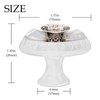 NEWzone 4 Pack White Cabinet Knobs, Highland Cow Decorative Kitchen