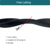 Tintvent T Rubber Trim Molding, Fit 1/2 inch Edge, Edging