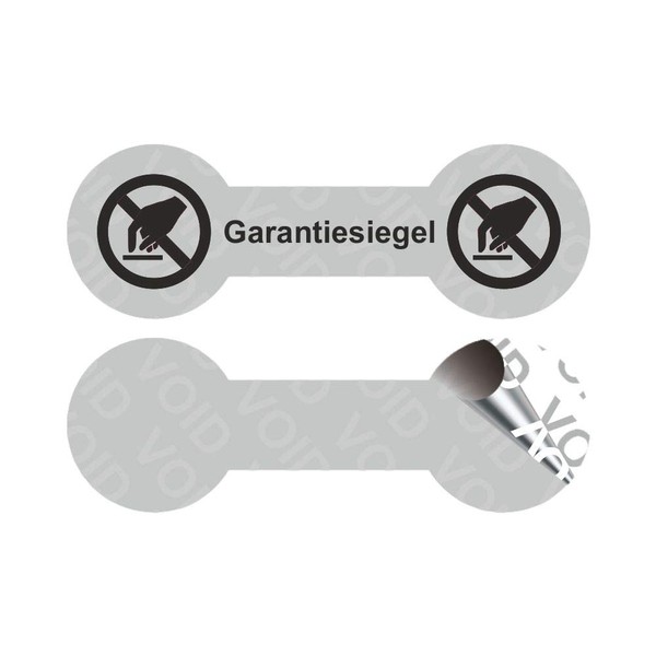 Void Safety Labels "Warranty Label with Logo" on Roll 60