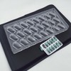 24 Cups 1.6Inch Large Capsule Shape Oval Chocolate Mold Polycarbonate