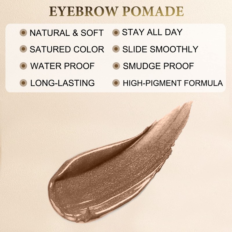 Eyebrow Pencil Makeup Kit, with Waterproof 2-IN-1 Microblading Eyebrow Pen,