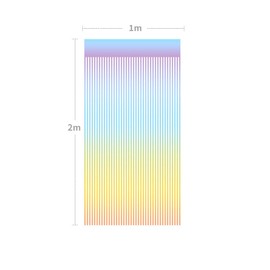 SKTMH 6Pcs Rainbow Party Decorations Rainbow Fringe Curtain Rainbow Foil Curtain Rainbow Curtain Pastel Curtain 3.2*6.5ft Colorful Tassel Curtain Rainbow Birthday Decorations Unicorn Party Decorations
