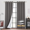 RYB HOME Noise Reducing Barrier for Bedroom, Totally Blackout Curtains