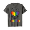 Power Rangers Rainbow Helmet and Text Love Wins T-Shirt