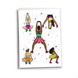 Sole Inspired Shake It and twerk dancing Birthday Card